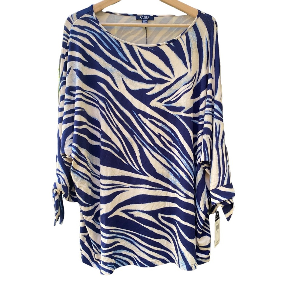 Chaps Women’s Plus Size 3/4 Sleeve Tunic, 2X